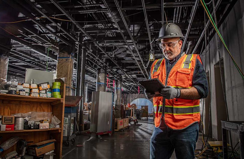 Construction worker onsite - Autodesk Build