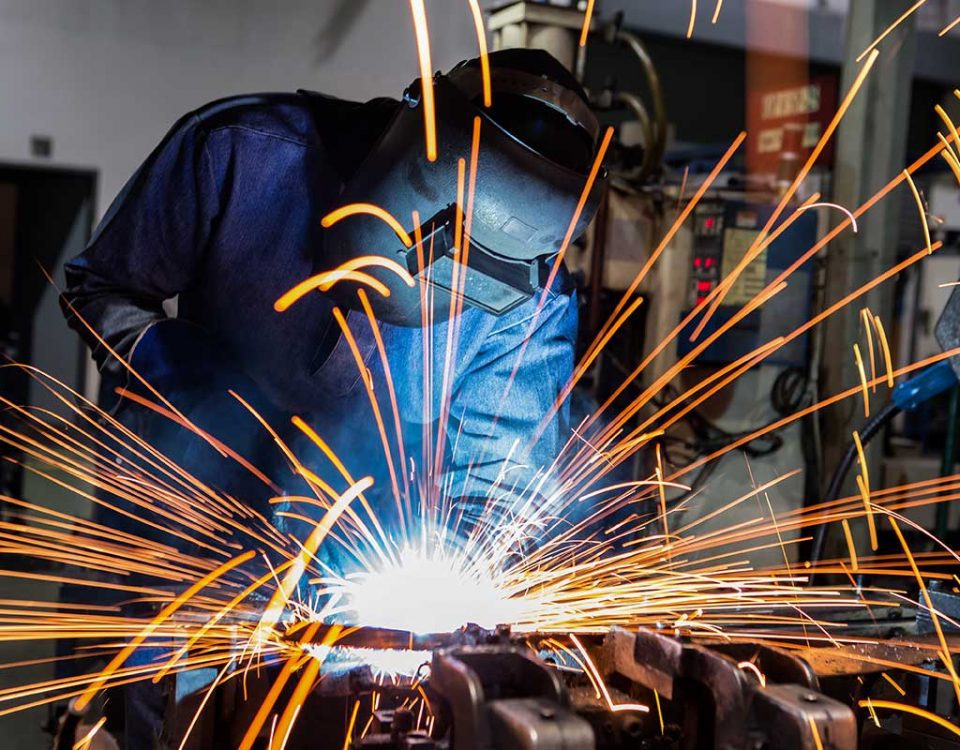 An image of a person welding