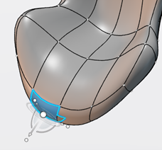 The xShape "robot" used for pushing and pulling shape faces